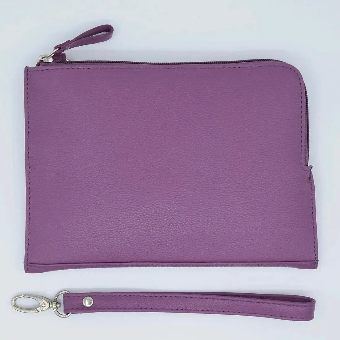 Soft Feel Bag with Hand Strap Pink Leather My Store