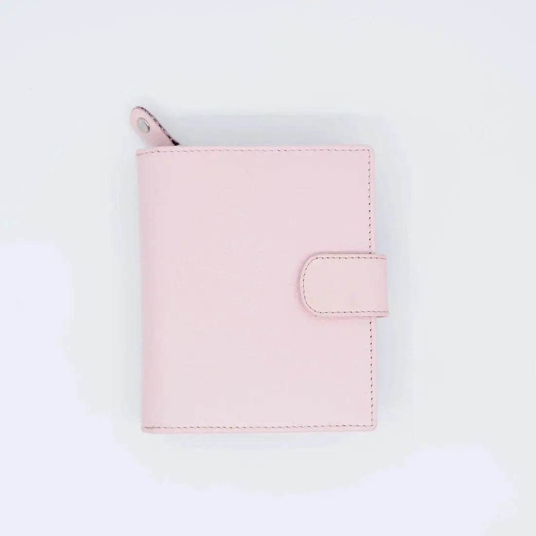 Large Tab Close Purse Wallet Tri-Fold Purple Leather My Store