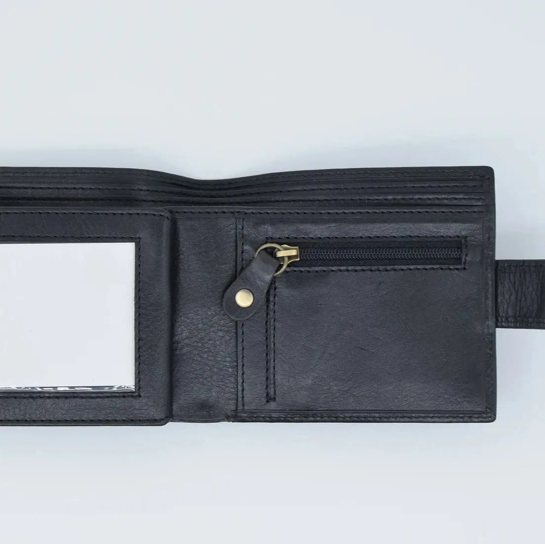 Classic Tab Close Wallet Tan Leather My Store