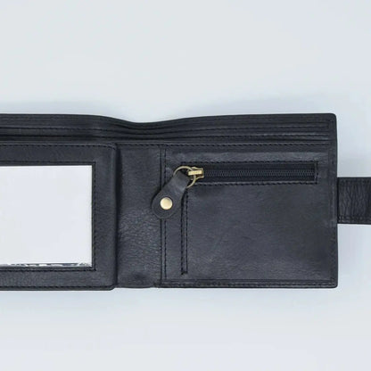 Classic Tab Close Wallet Tan Leather My Store