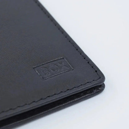 Slim Wallet Bi- Fold Black Leather My Store