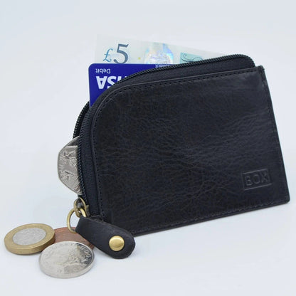 Crossover Purse with Hand Strap Black Leather (Copy) My Store