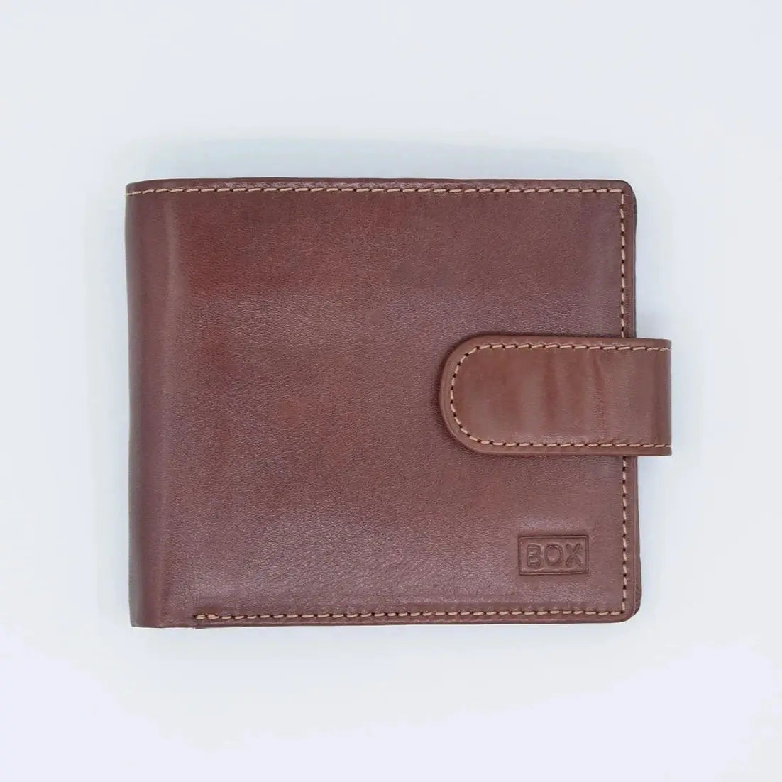Classic Tab Close Wallet Tan Leather My Store