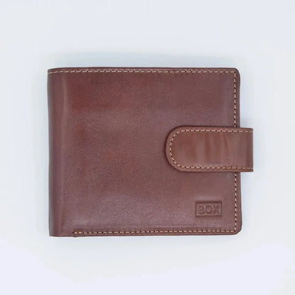 Classic Tab Close Wallet Tan Leather My Store