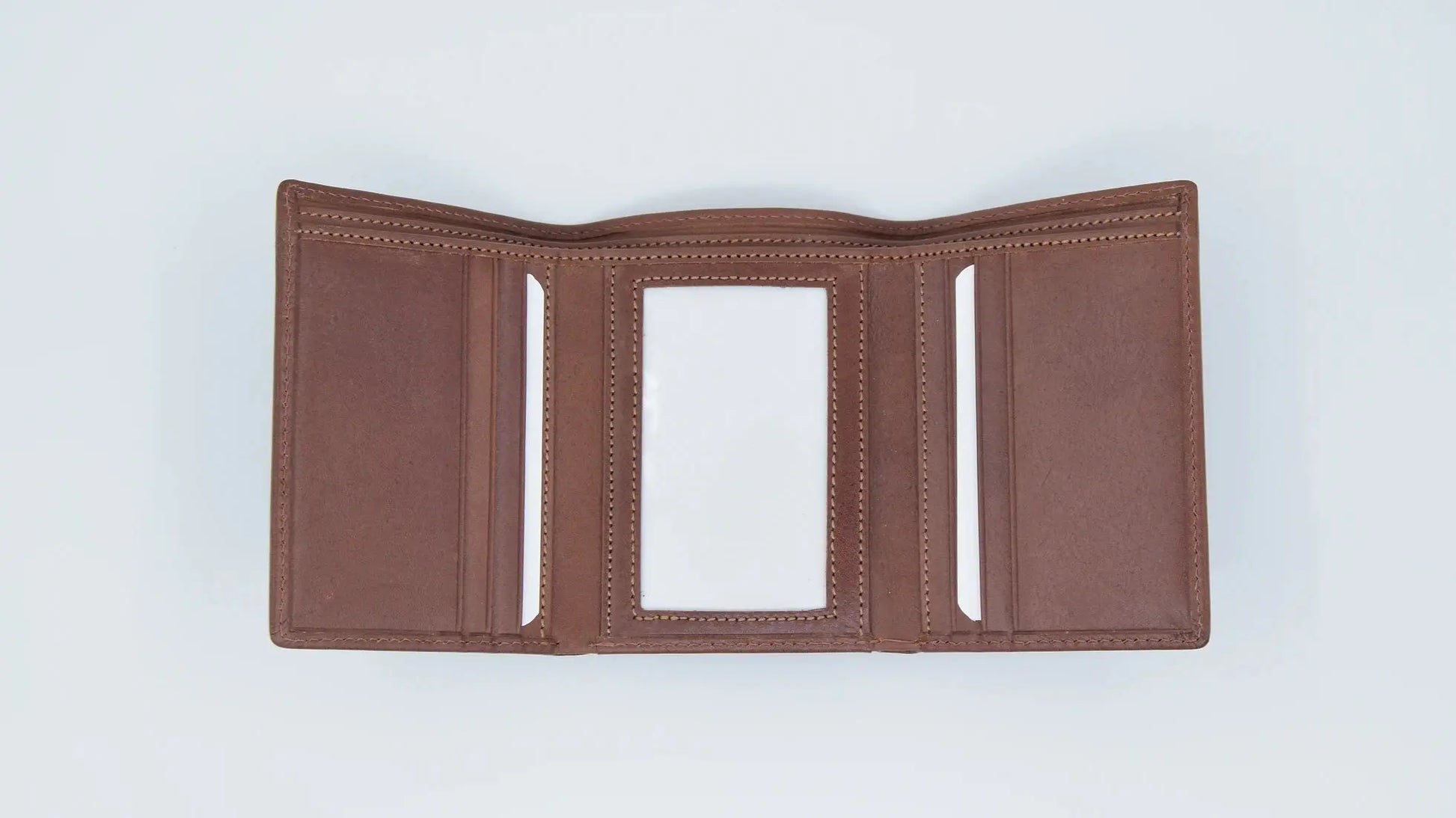 Classic Wallet Tri- Fold Black Leather My Store
