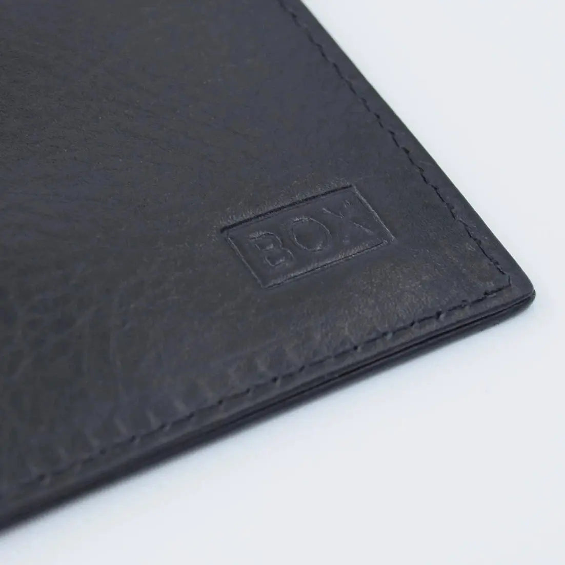 Mini Zip Wallet Black Leather My Store