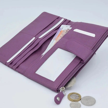 Super Soft Tab Close Purse Pink Leather My Store