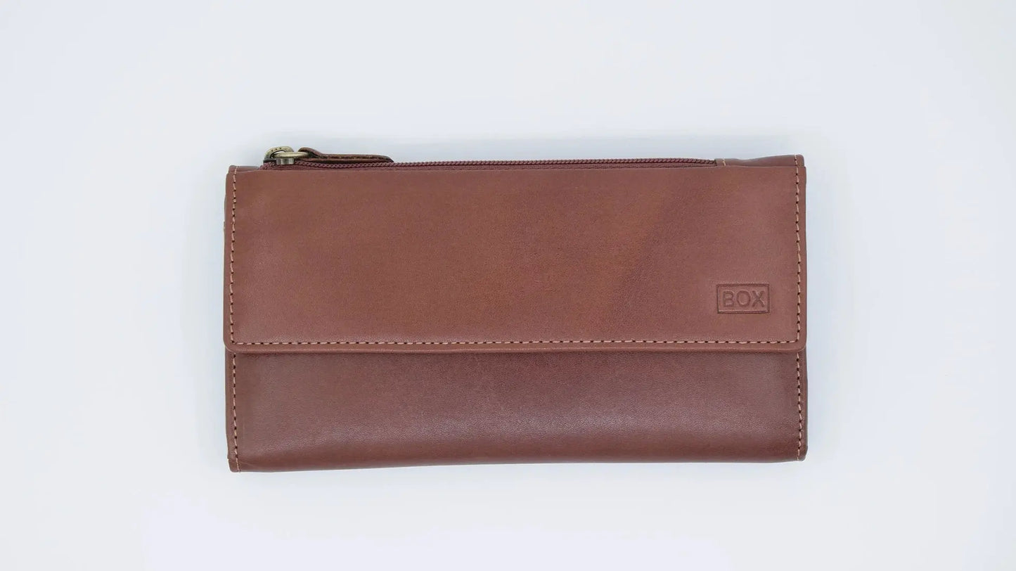 Half Fold Close Purse Black Leather My Store