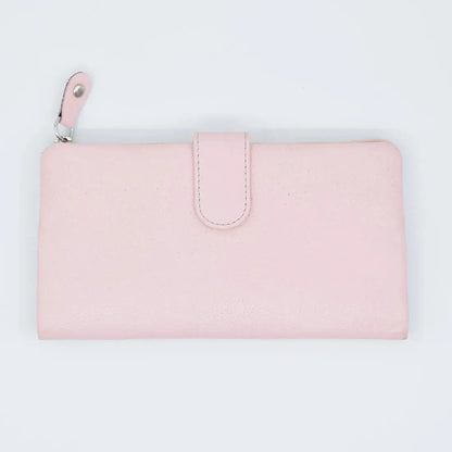 Super Soft Tab Close Purse Pink Leather My Store