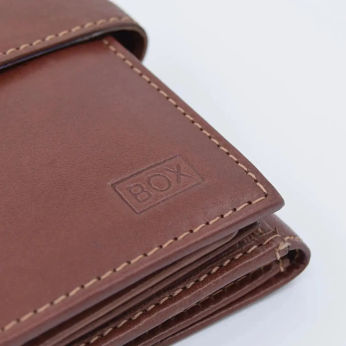 Large Tab Close Wallet Black Leather My Store