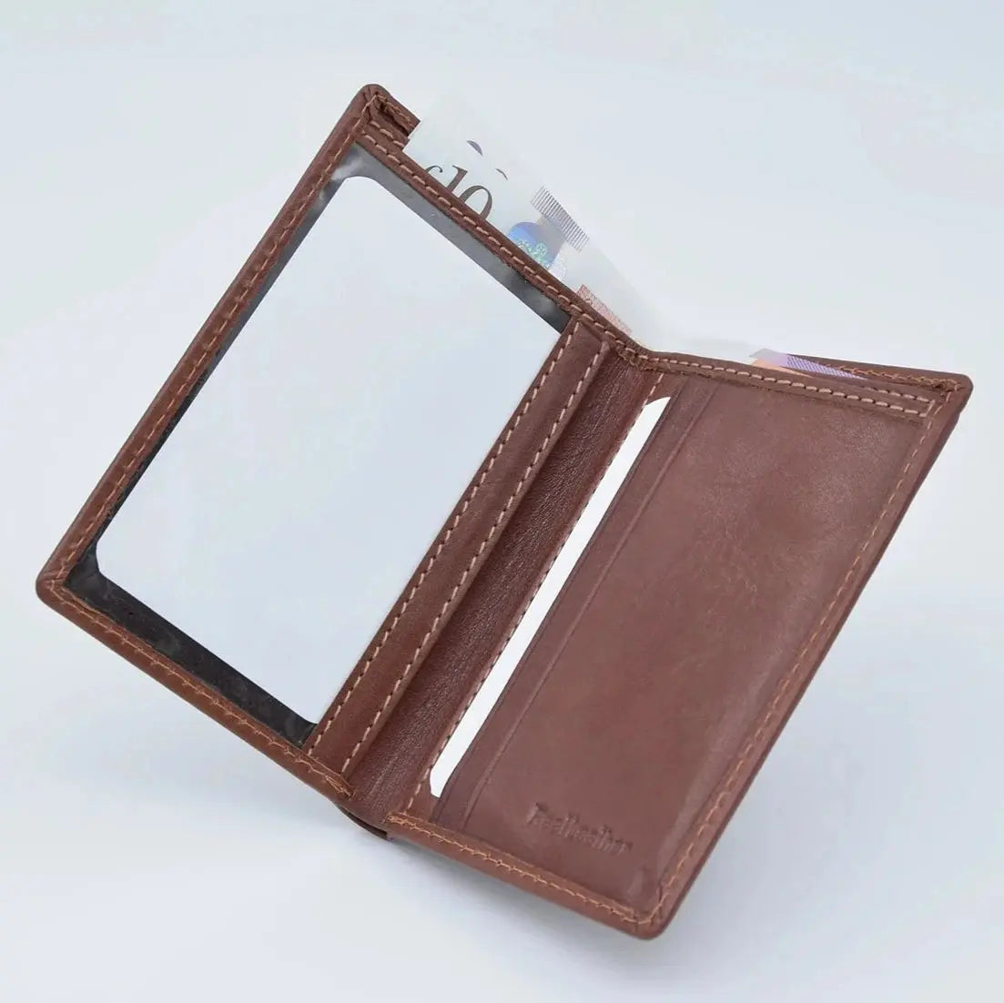 Slim Wallet Bi- Fold Black Leather My Store