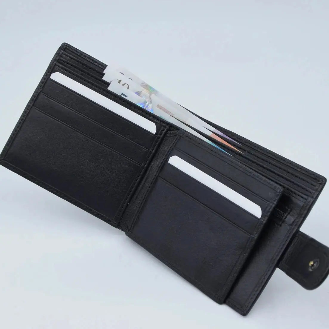 Classic Tab Close Wallet Tan Leather My Store