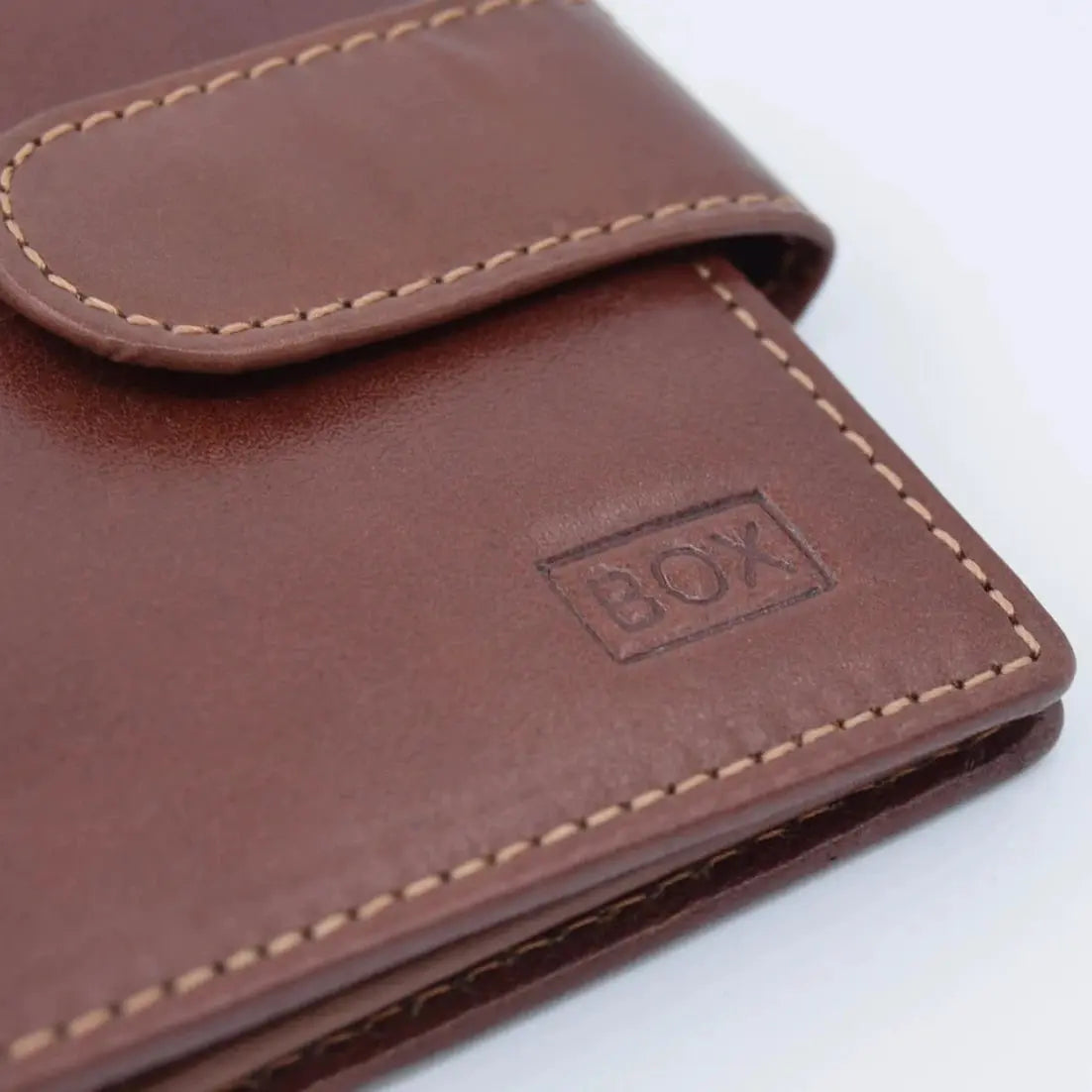 Classic Tab Close Wallet Tan Leather My Store
