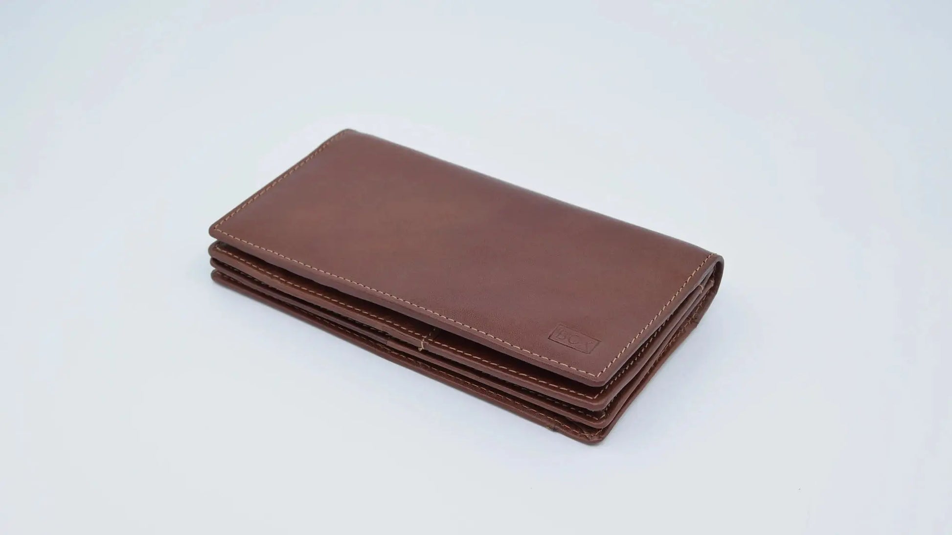 Full Fold Close Purse Tan Leather My Store