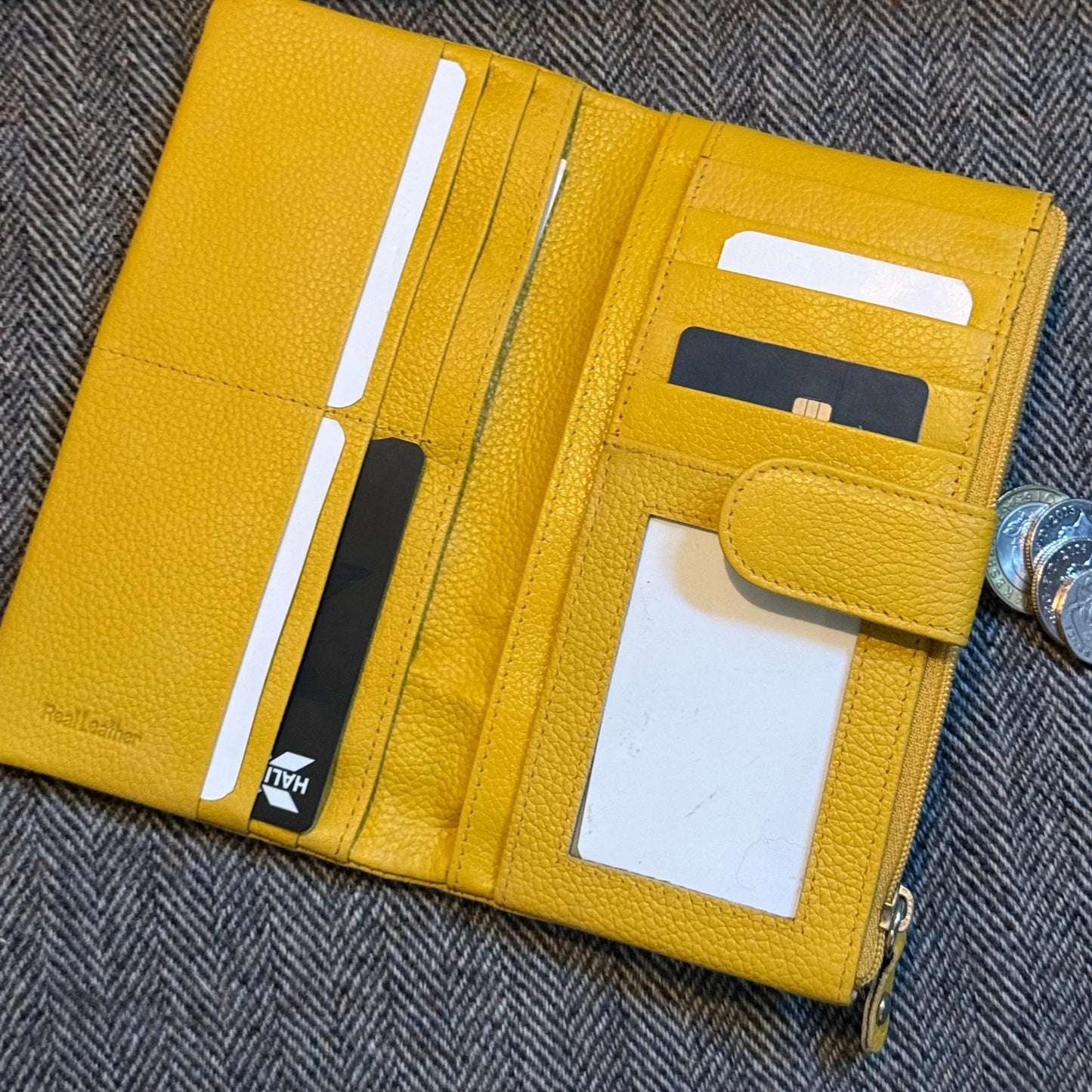 Super Soft Tab Close Purse Purple Leather My Store