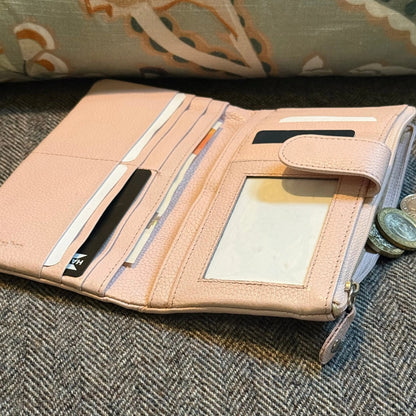 Super Soft Tab Close Purse Black Leather My Store