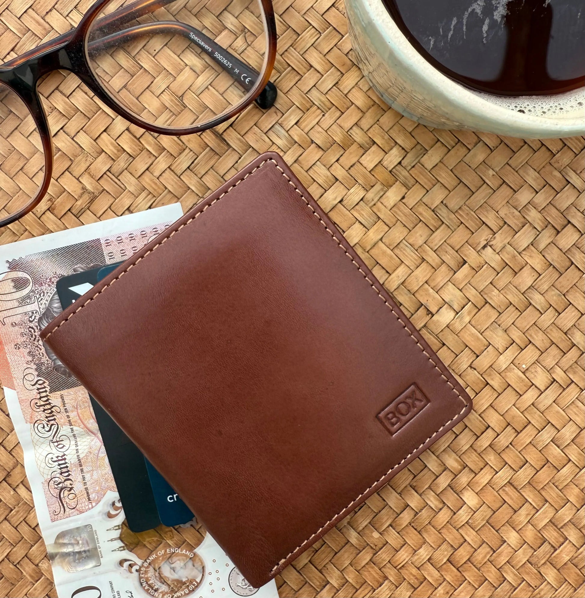 Classic Wallet Bi- Fold Tan Leather My Store