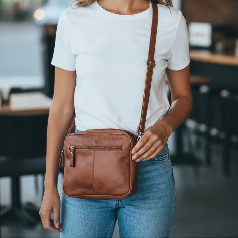 Leather Shoulder Buff Tan Leather Box Leather