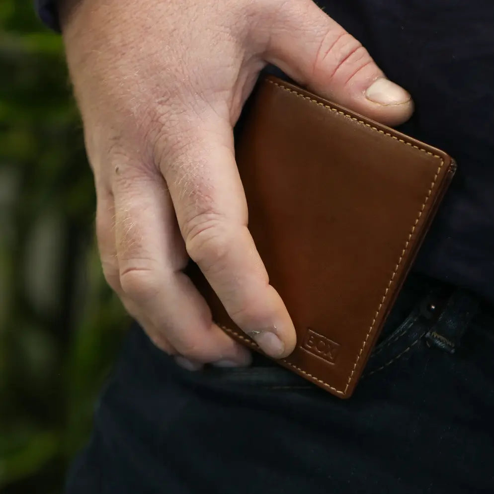 Classic Wallet Bi- Fold Tan Leather My Store