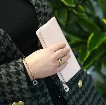 Super Soft Tab Close Purse Black Leather My Store