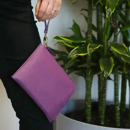 Soft Feel Bag with Hand Strap Black Leather My Store